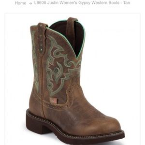 Justin 8” Tan Jaguar Boots